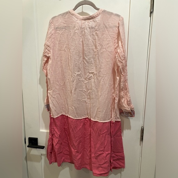 Vintage paisley / striped coverup / after swim robe - Picture 7 of 16